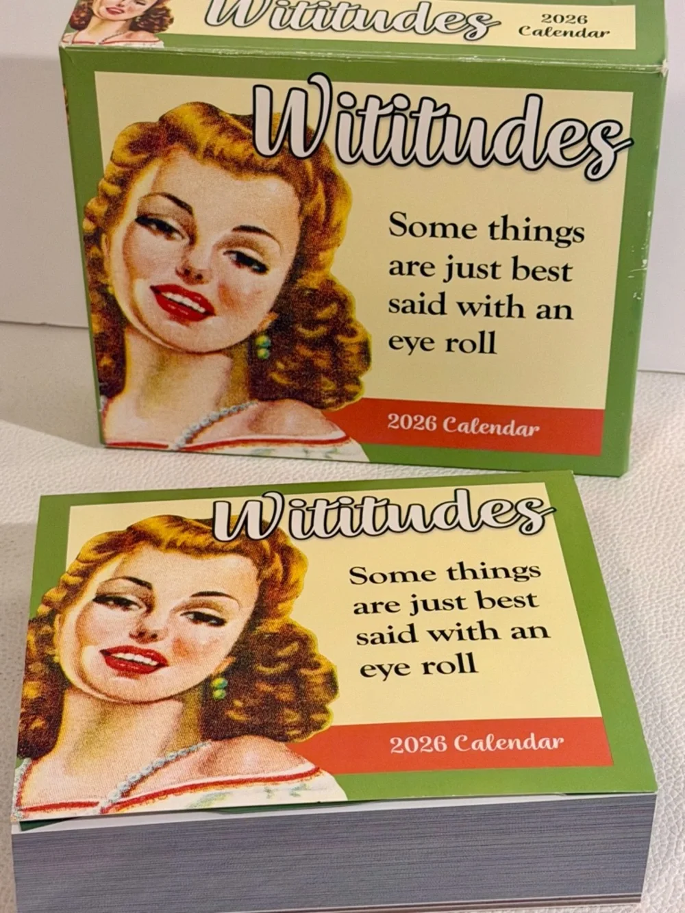 2026 Wititudes Daily Desk Calendar Funny Witty Decor Office Humor Andrews McMeel
